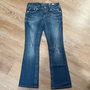 Miss Me Dark Blue Jeans